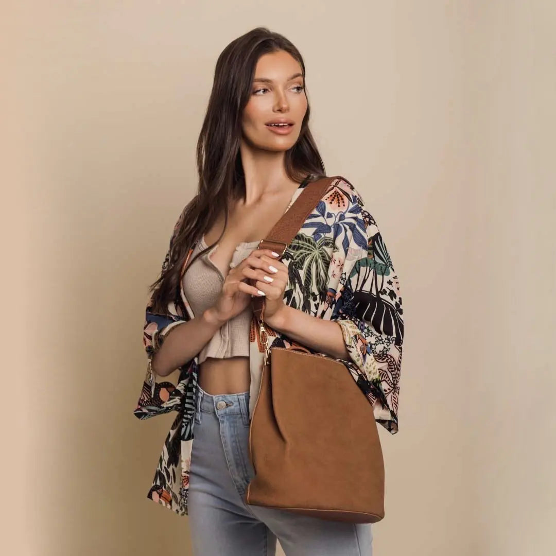 Blake Shoulder Bag -Brown WEM Support (www.WEM.support)