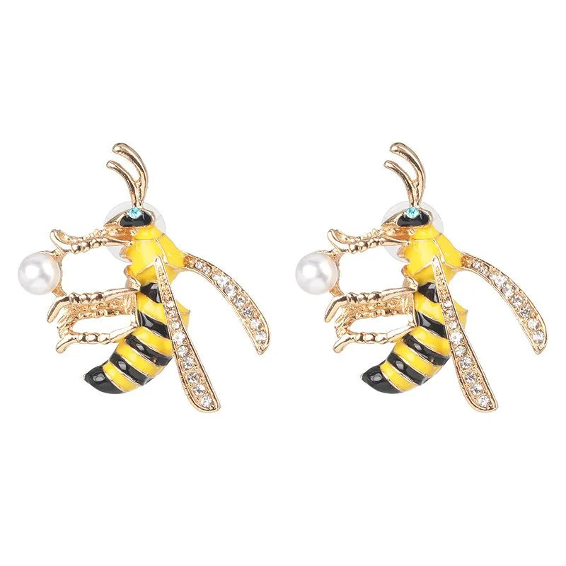 Bee Earrings WEM Support (www.WEM.support)