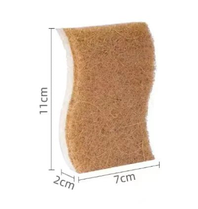 Wooden Paddle Dish Cotton Sponge - Catch Cards