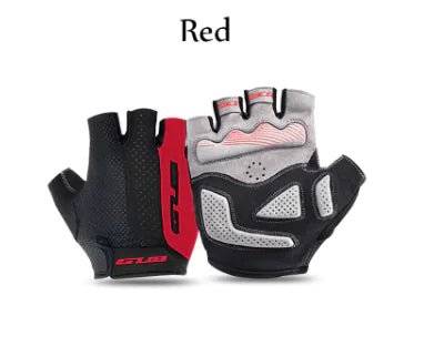  - 0 1004 Shockproof Half - Finger Cycling Gloves // Stoßfeste Halbfinger - Radfahrhandschuhe - Catch Cards