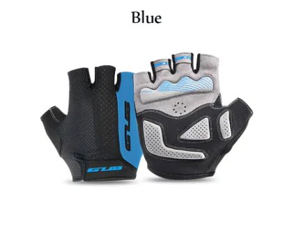  - 0 1004 Shockproof Half - Finger Cycling Gloves // Stoßfeste Halbfinger - Radfahrhandschuhe - Catch Cards