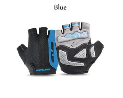  - 0 1004 Shockproof Half - Finger Cycling Gloves // Stoßfeste Halbfinger - Radfahrhandschuhe - Catch Cards