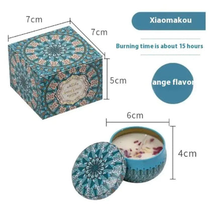 Dried Flower Fragrance Candle Flower Fragrance Incense Candle WEM Support (www.WEM.support)