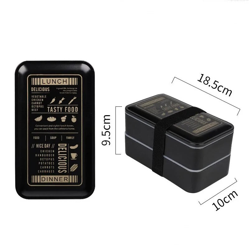 Mikrowellengeeignete tragbare Bento-Box WEM Support (www.WEM.support)