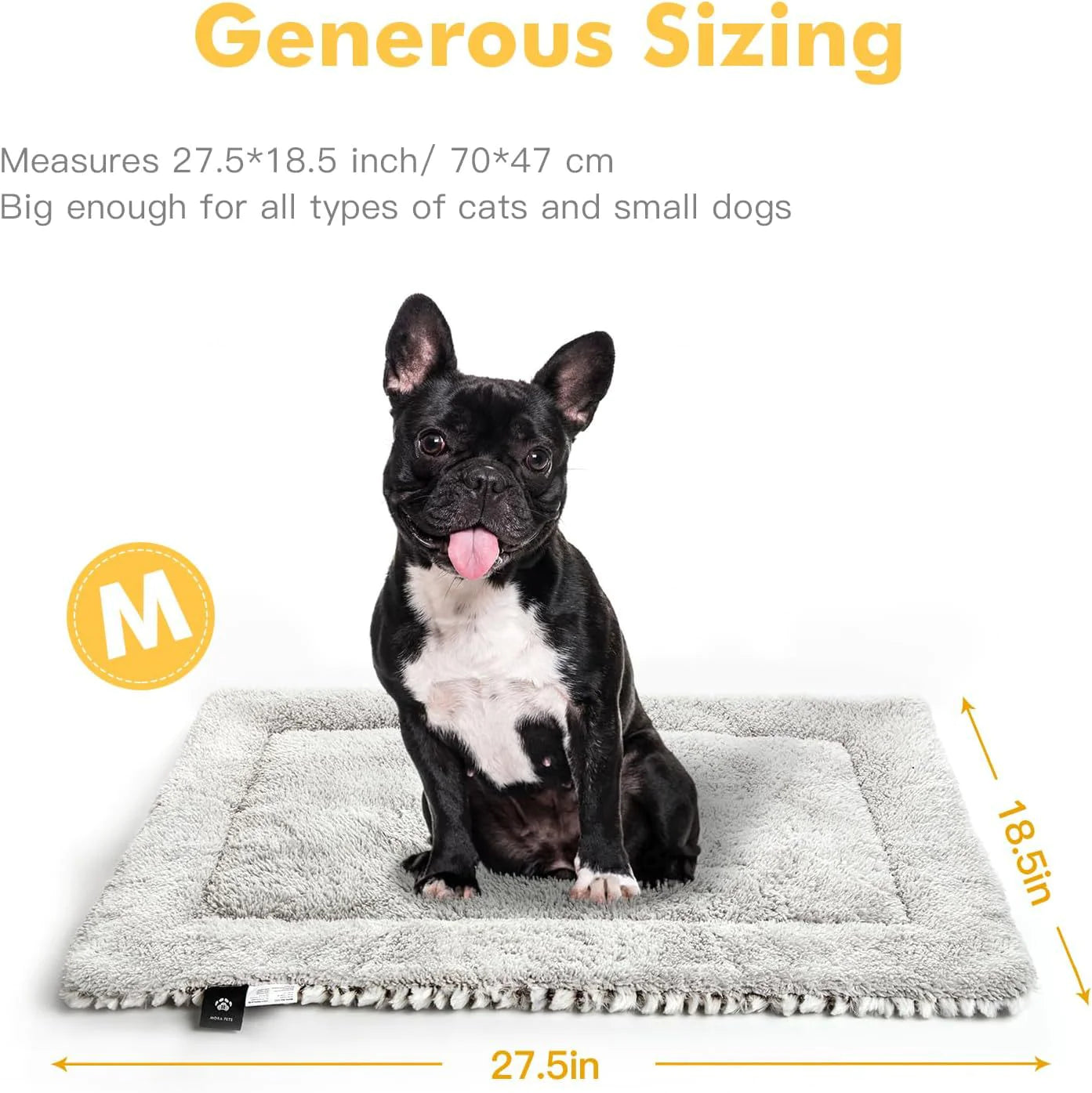 Double-Sided Pet Sleeping Mat Blanket WEM Support (www.WEM.support)