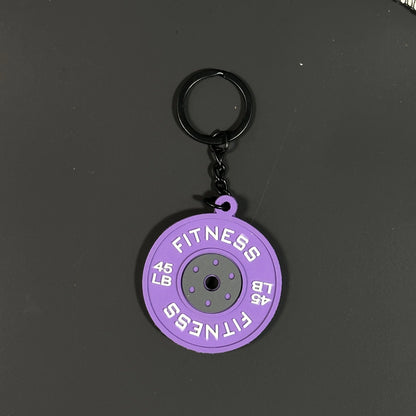 Mini Barbell Keychain HejK.com