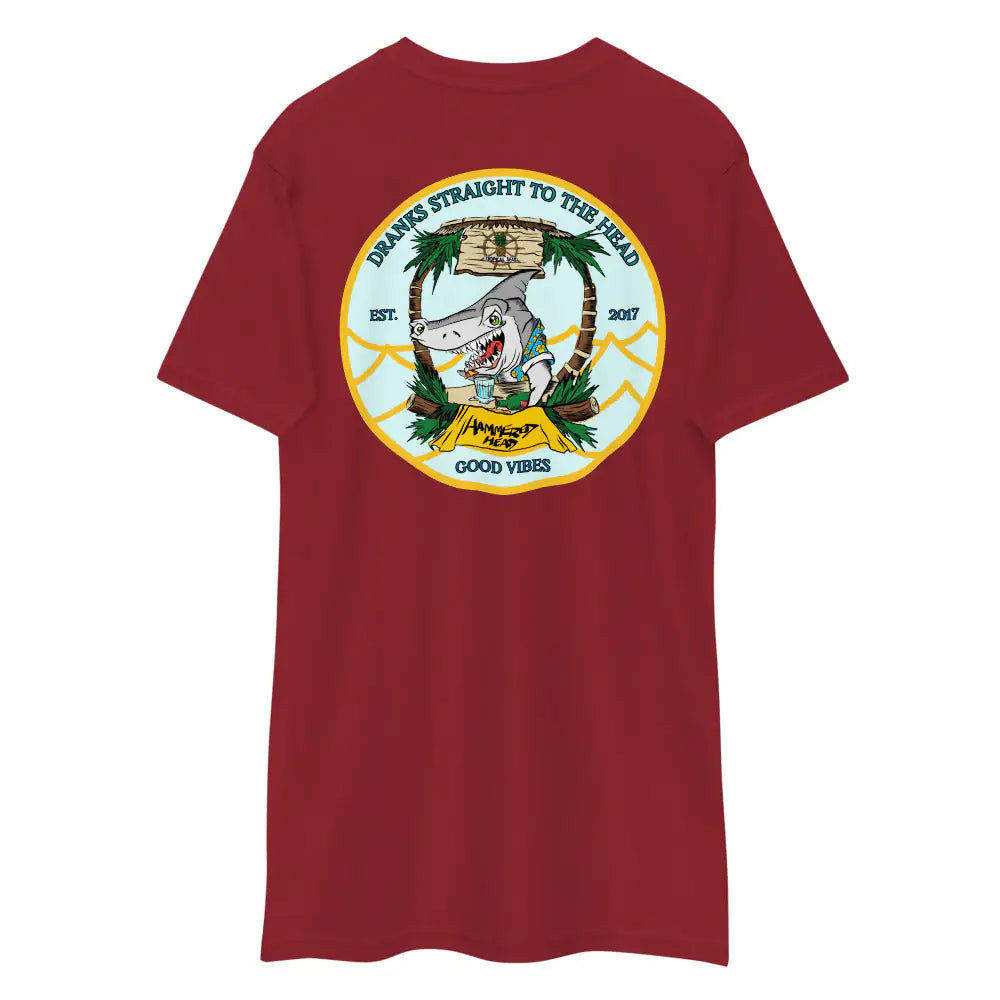 Men's Tropical Hammered Head Shark t-shirt WEM Support (www.WEM.support)