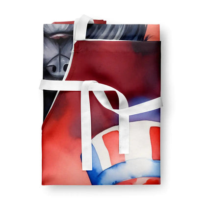 Affenpinscher Patriotic American Apron WEM Support (www.WEM.support)