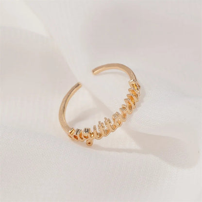 Thin Open Gold Zodiac Rings WEM Support (www.WEM.support)