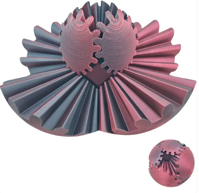 Bola de Engrenagem de Impressão 3D Rotatória