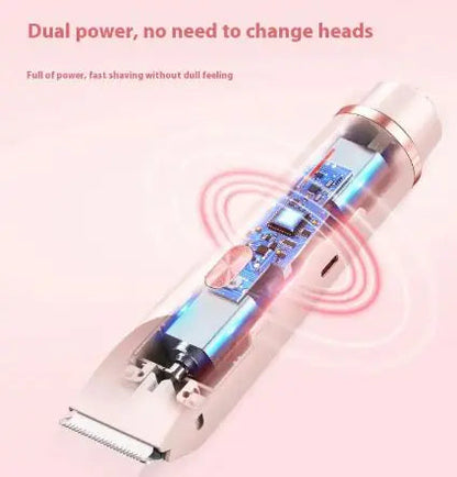 2 In 1 Hair Remover Electric Razor WEM Support (www.WEM.support)