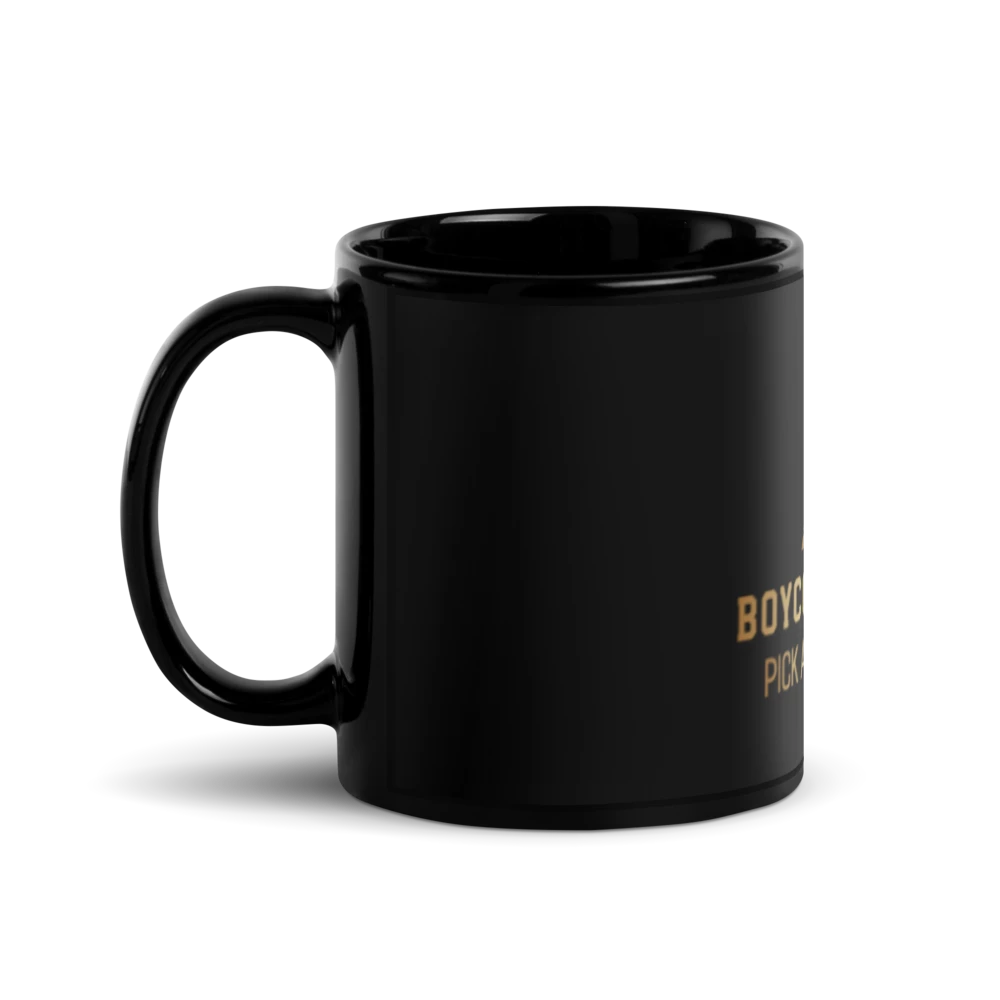 Sleek Black Ceramic Mug HejK.com Marketplace LLC
