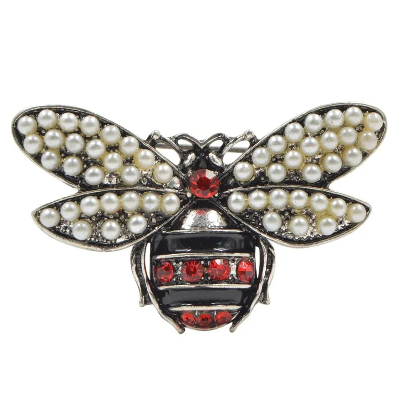 Beaded Bug Brooch WEM Support (www.WEM.support)