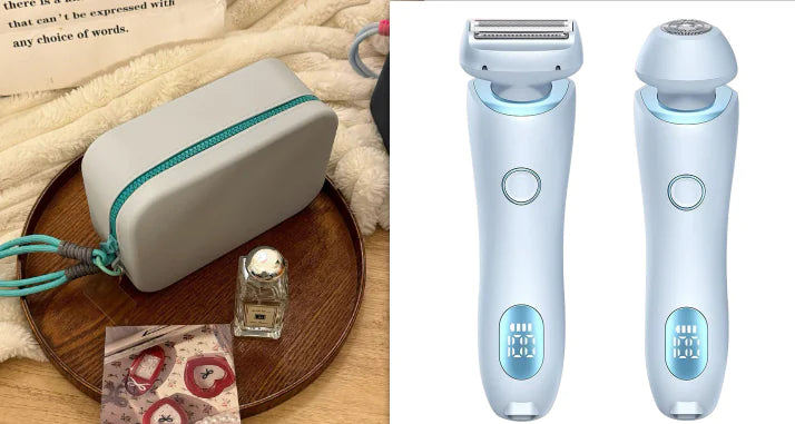 2 In 1 Hair Removal USB Rechargeable Trimmer WEM Support (www.WEM.support)