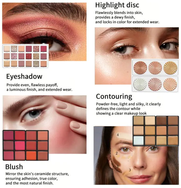 4in1 Multifunctional Makeup Palette WEM Support (www.WEM.support)