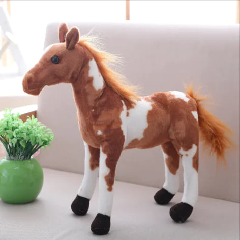 30-60cm Plush Zebra Toy – Realistic Simulation Horse Stuffed Animal WEM Support (www.WEM.support)