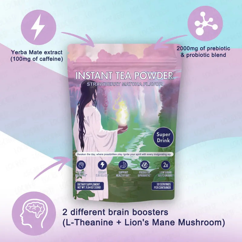 3-in-1 Instant Tea Powder WEM Support (www.WEM.support)