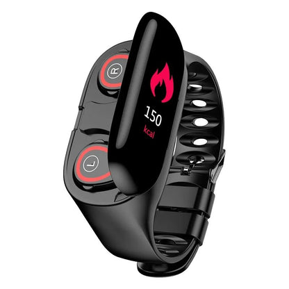 2 - In - 1 Smart Watch And Wireless Earbuds - Catch Cards