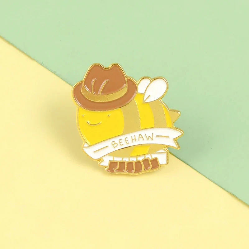 Bee Haw Brooch WEM Support (www.WEM.support)