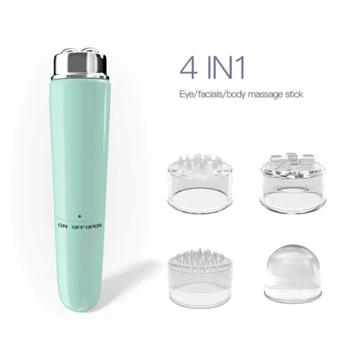 4-in-1 Electric Facial Massager WEM Support (www.WEM.support)