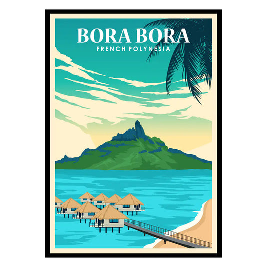 Bora Bora Poster WEM Support (www.WEM.support)