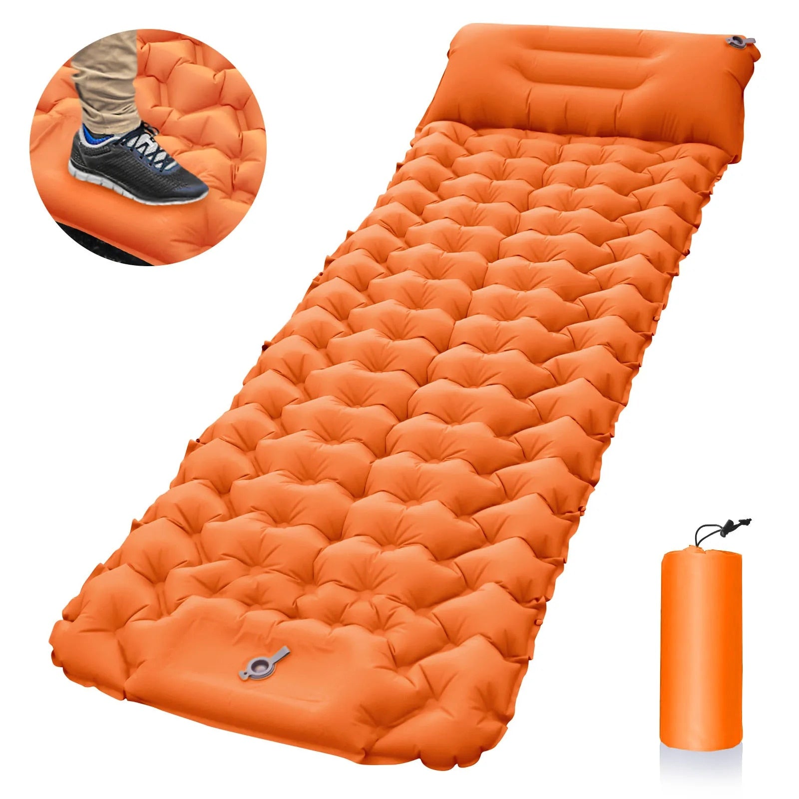 Adventurer's Dream Inflatable Sleeping Pad WEM Support (www.WEM.support)