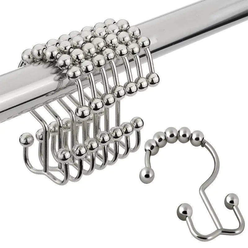 Stainless Steel Mountain-shaped Ball Curtain Hook WEM Support (www.WEM.support)