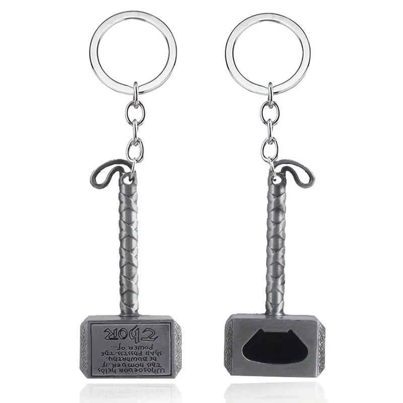 Bottle Opener Hammer Keychain Necklace WEM Support (www.WEM.support)