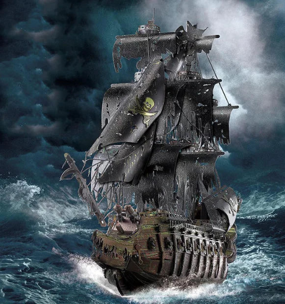 Flying Dutchman Broken Ship Model Assembled Toys