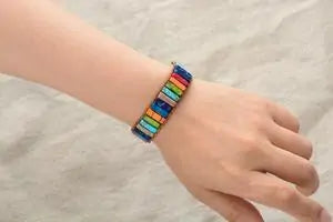 Color Burst Positivity Bracelet WEM Support (www.WEM.support)