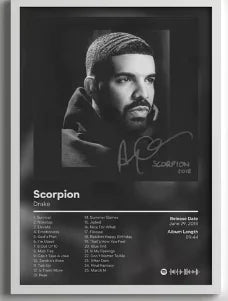 Pôster de Álbum de Música Pop Rap Drake Aesthetic Rapper Hip Hop Rock Nothing Was The Same Her Loss Pintura em Tela Decoração de Parede WEM Support (www.WEM.support)