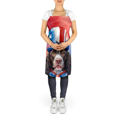 American Water Spaniel Patriotic American Apron WEM Support (www.WEM.support)