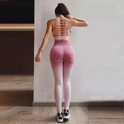 Athleisure Hochtaillierte Nahtlose Leggings WEM Support (www.WEM.support)