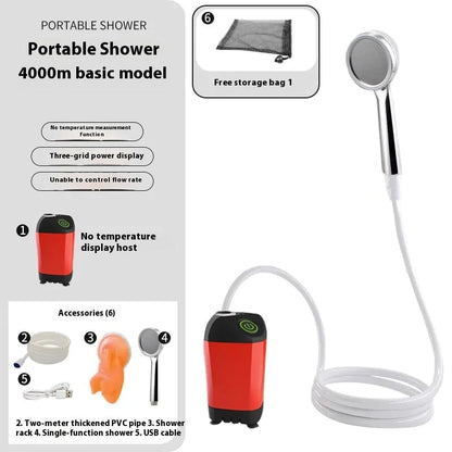 Portable Outdoor Shower WEM Support (www.WEM.support)