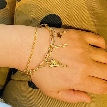 Doubled Fun Charm Bracelet WEM Support (www.WEM.support)