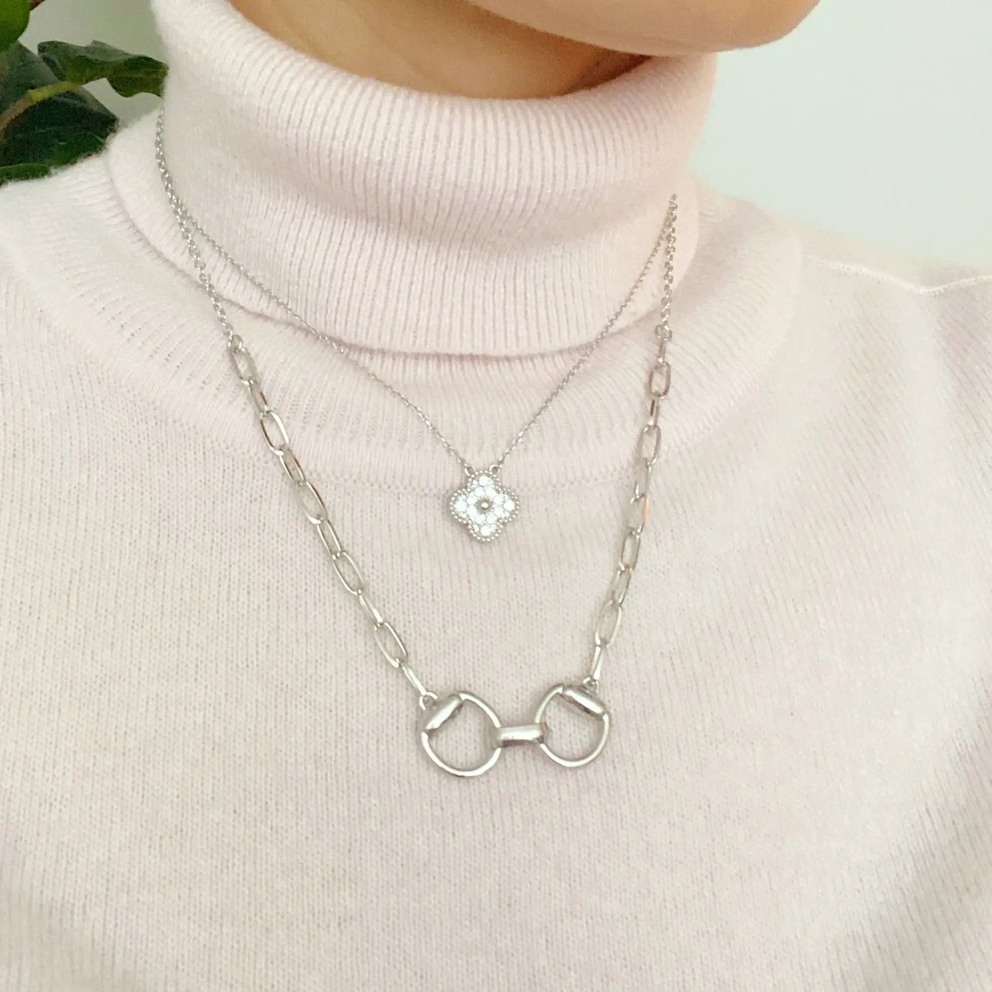 Equestrian Pendant Chain Necklace WEM Support (www.WEM.support)