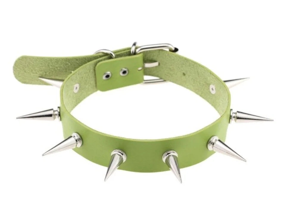 Spike Choker Necklace WEM Support (www.WEM.support)