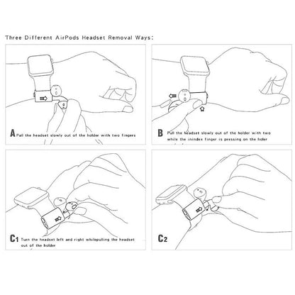 Apple Airpods Headphone Holder WEM Support (www.WEM.support)