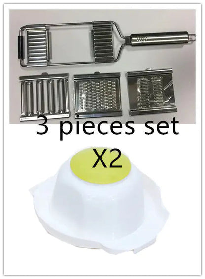 Stainless Steel Grater, Vegetable And Fruit Slicer, Peeler WEM Support (www.WEM.support)
