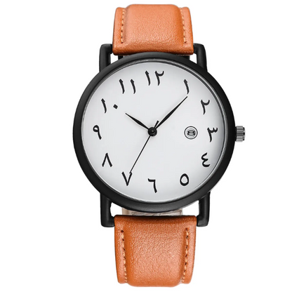 Baosaili Arab Tape Calendar Watch HejK.com