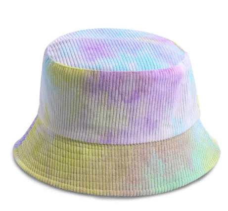 Corduroy Tie-Dye Fisherman Hat WEM Support (www.WEM.support)