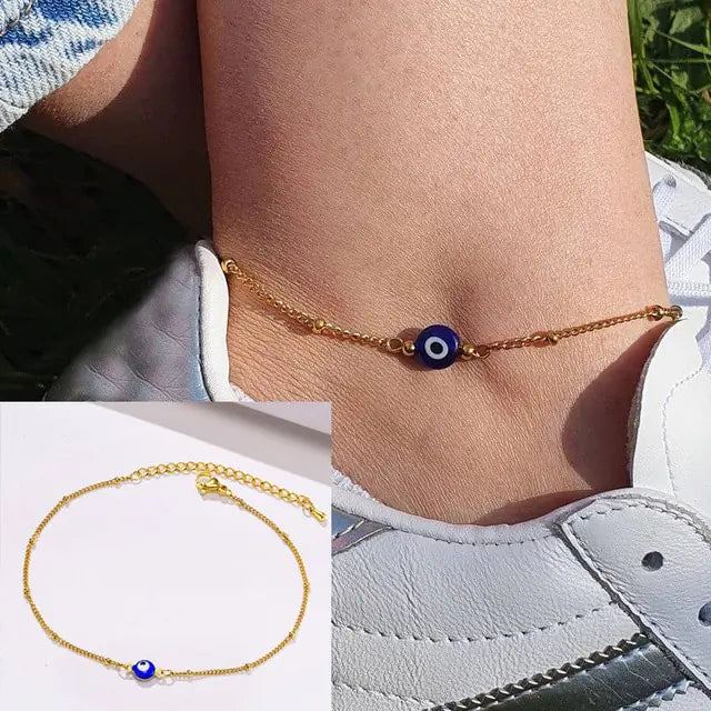Adjustable Snake Chain Anklet for Women Girls WEM Support (www.WEM.support)