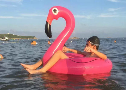 "Summer Splash Flamingo Float
