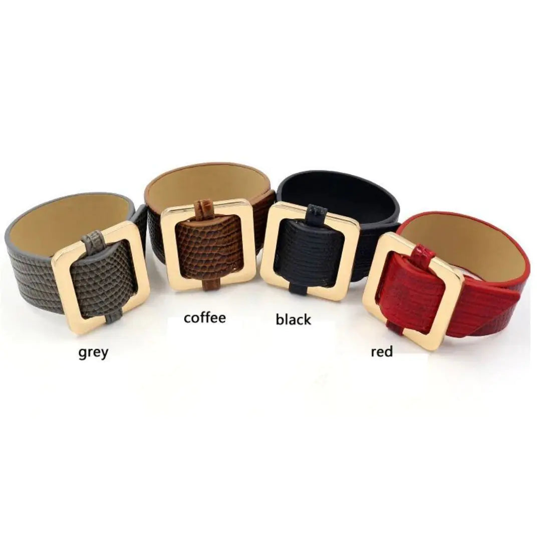 Square Lock Bracelet -Coffee WEM Support (www.WEM.support)