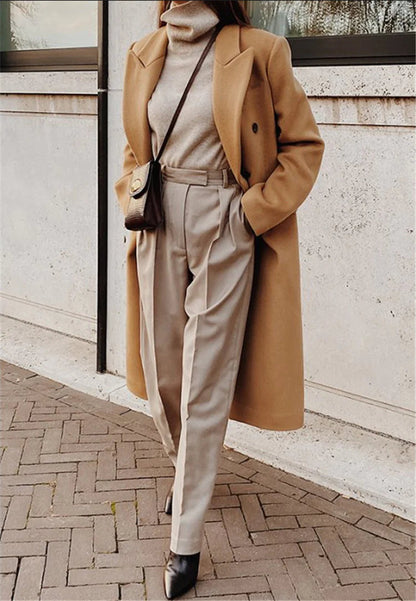 Two-Tone Wool Coat WEM Support (www.WEM.support)