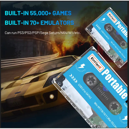 500GB Batocera External Hard Disk WEM Support (www.WEM.support)