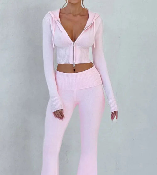 Slim Fit Casual Hoodie & Pants Suit WEM Support (www.WEM.support)