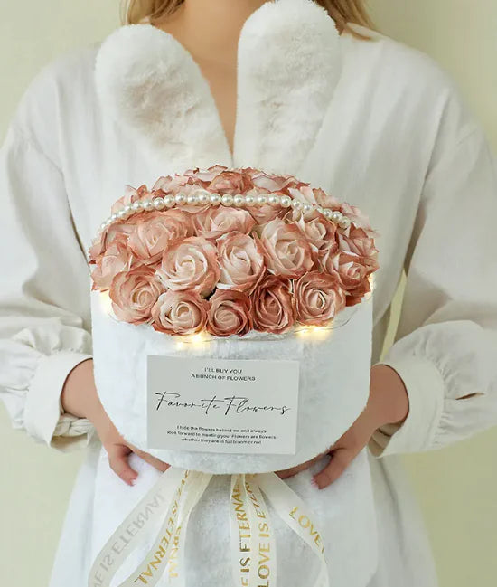 Rabbit Ears Rose Bouquet WEM Support (www.WEM.support)