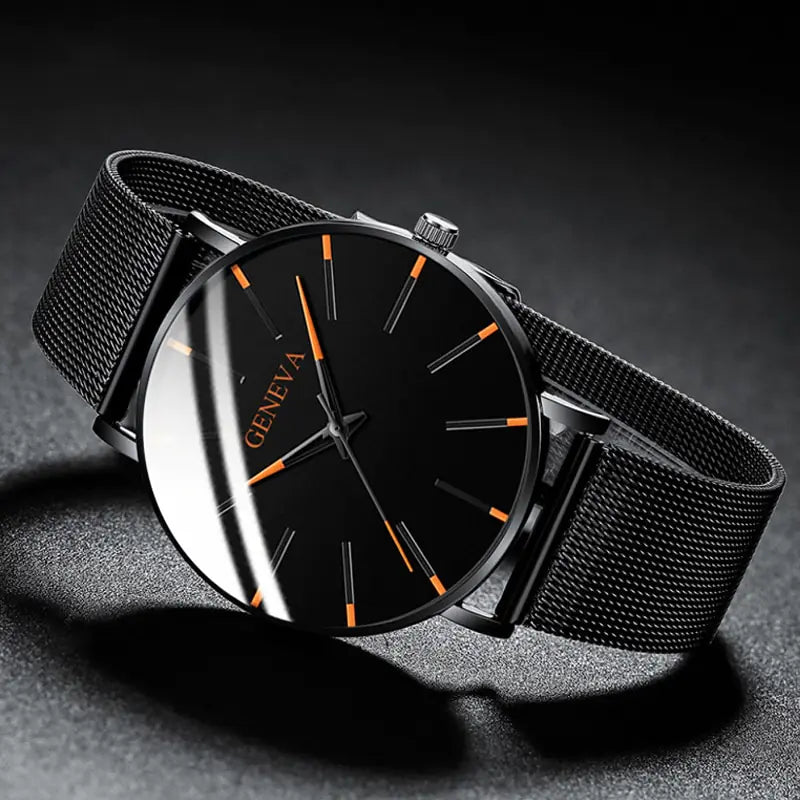 Minimalist Men's Fashion Ultra Thin Watch WEM Support (www.WEM.support)