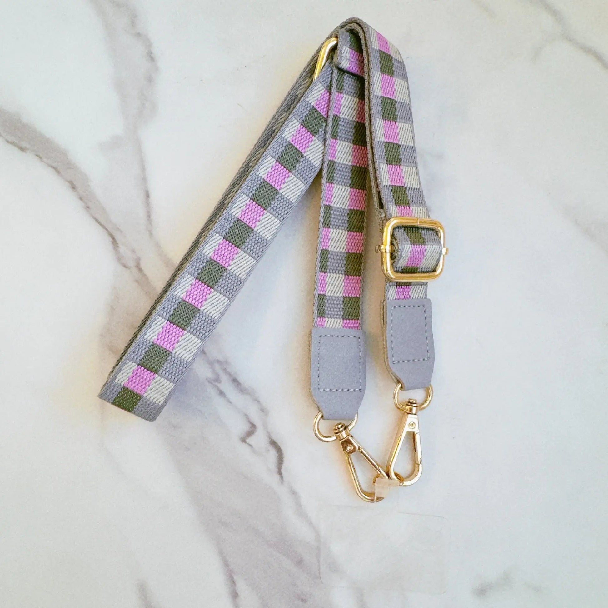 Checkered Crossbody Phone Lanyard WEM Support (www.WEM.support)